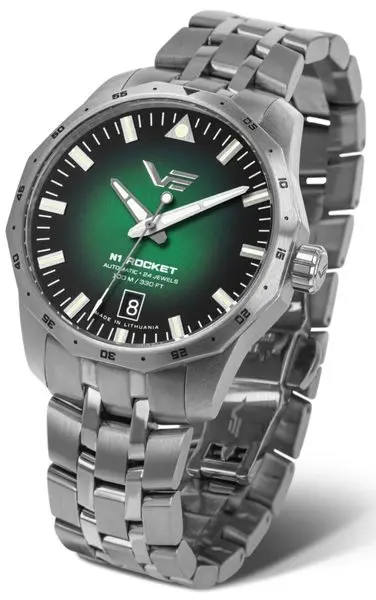 Vostok Europe N-1 Rocket Compact Automatic NH35-125A749 - ocelový náramek