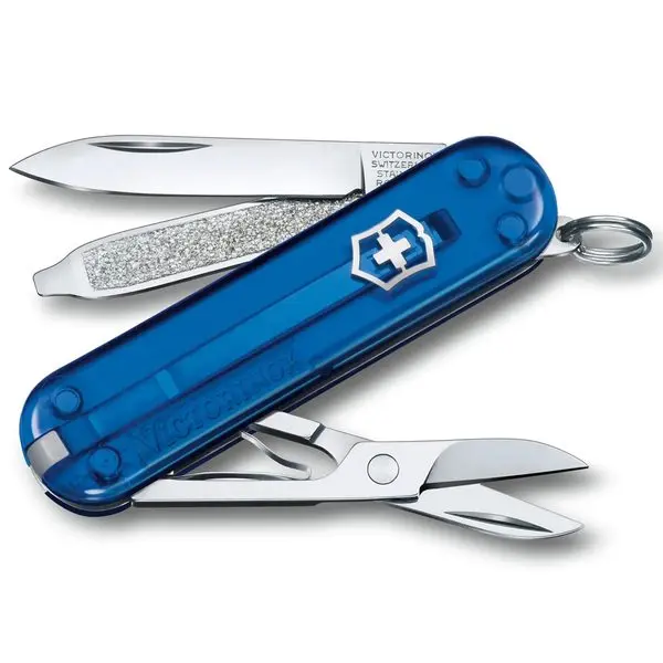 Nůž Victorinox Classic SD Transparent Colors Deep Ocean 0.6223.T2G