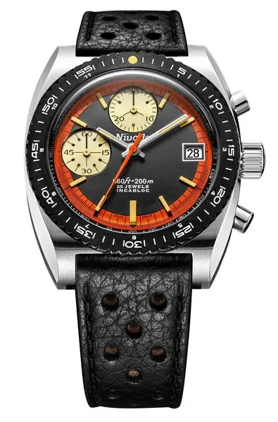 Nivada Grenchen Autochron Orange Automatic -