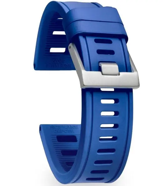Řemínek ISOfrane® - royal blue - 22 mm - RS DLC (černá spona)