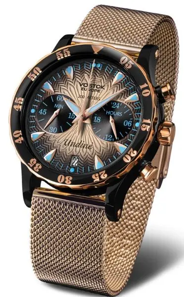 Vostok Europe Undine VK64-515E627 - zlatý ocelový náramek