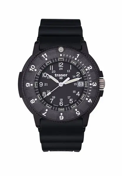 Traser P65 Tactical Mission Black Rubber