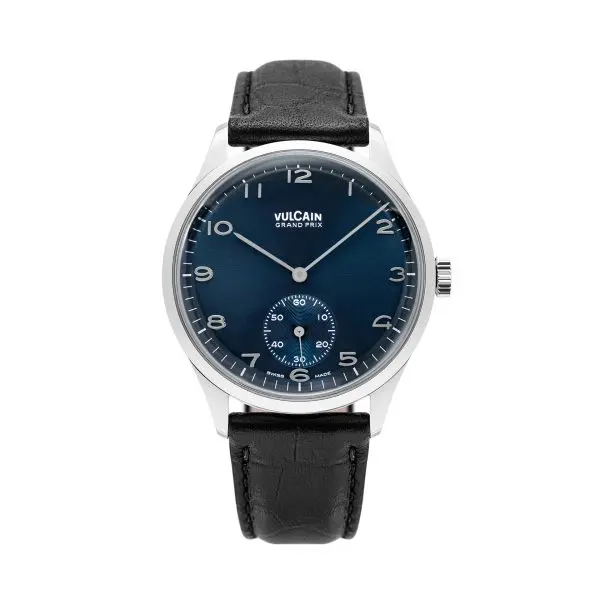 Vulcain Grand Prix - Small Second Blue - Black Plain