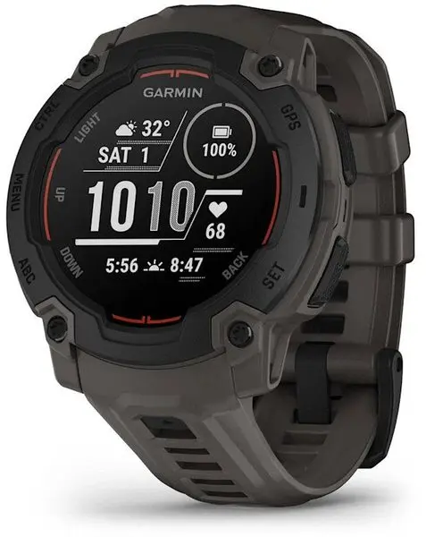 Garmin Instinct E 45mm černá s charcoal páskem