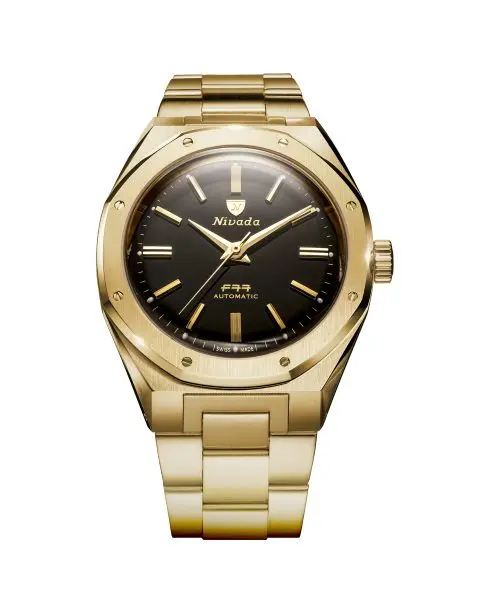 Nivada Grenchen F77 MARKII GOLD