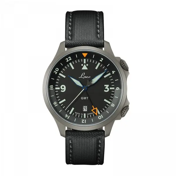 Laco Flieger Frankfurt 43 GMT Schwarz