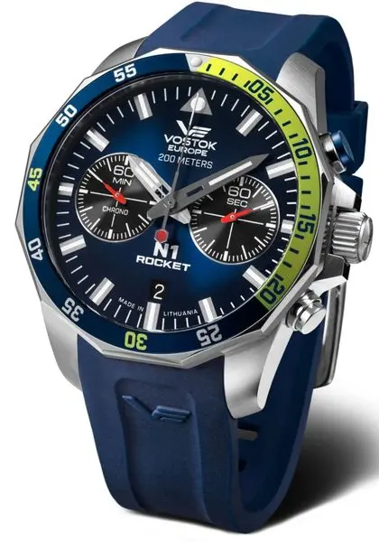 Vostok Europe N-1 Rocket Chrono Line 6S21-225A708S -