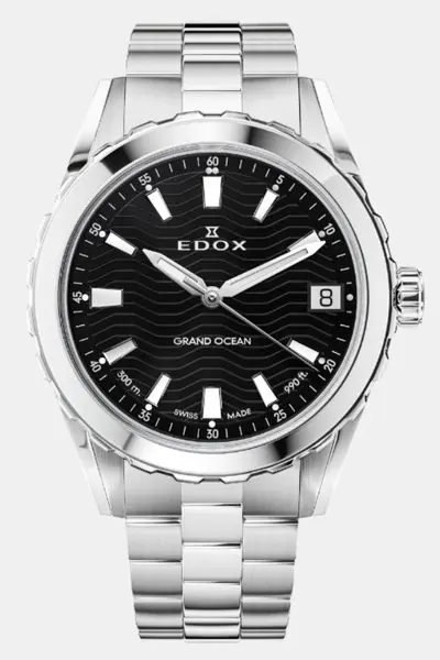 EDOX Grand Ocean Date - Ladies 53103-3M-NIN