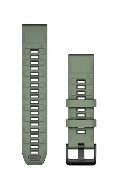 Garmin řemínek QuickFit® 22 Watch Bands, Willow/Graphite Silicone 010-13392-04 - 22 mm