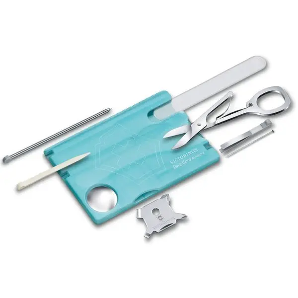 Victorinox SwissCard NailCare Ice-Blue Translucent 0.7240.T21
