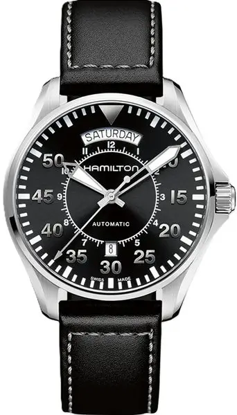 Hamilton Khaki Aviation Pilot Day Date Auto H64615735