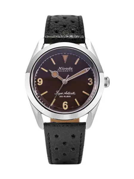 Nivada Grenchen Super Antarctic 3.6.9 Tropical - Black Racing Strap