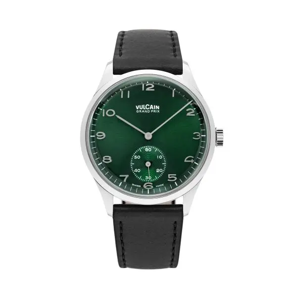 Vulcain Grand Prix - Small Second Green - Black Plain
