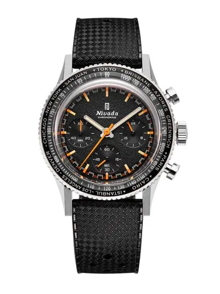 Nivada Grenchen Chronoking Mecaquartz - Inter. Bezel -