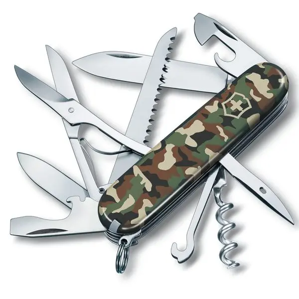VICTORINOX nůž kapesní HUNTSMAN 91mm WOODLAND