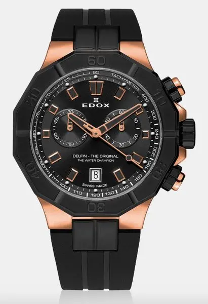 EDOX Delfin Quartz Chronograph 10113-37RNCA-NIR