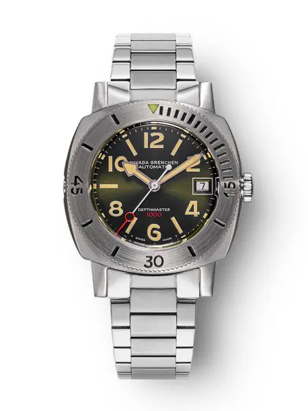 Nivada Grenchen Depthmaster Numerals - Bracelet Flat Link
