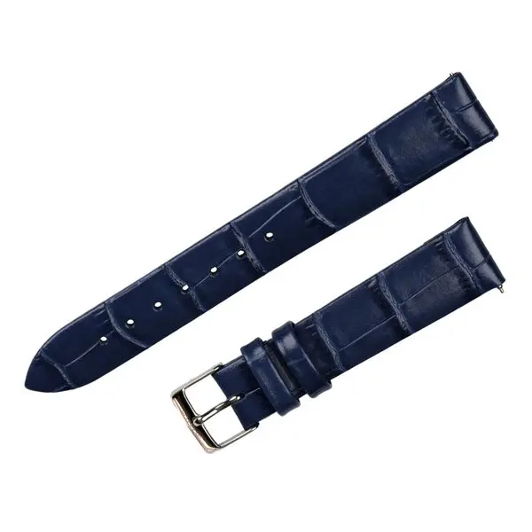 Tmavě modrý kožený řemínek Aviator pro Douglas Moonflight V.1.33.0.255.4 - lesklá spona