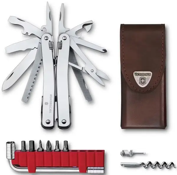 Kleště Victorinox Swiss Tool Spirit X Plus s ráčnou v nylonovém pouzdře 3.0235.N