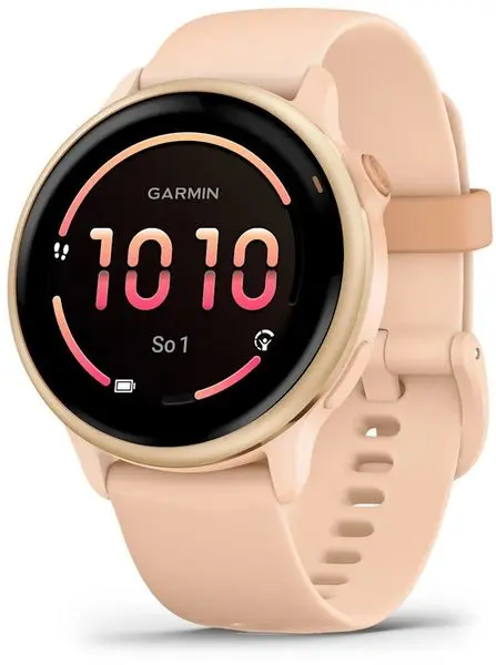 Garmin vívoactive® 6 Metallic Pink Dawn / řemínek Pink Dawn