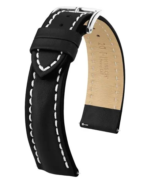 Řemínek Hirsch Heavy Calf - černý -