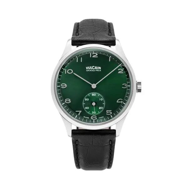 Vulcain Grand Prix - Small Second Green - Black Alligator