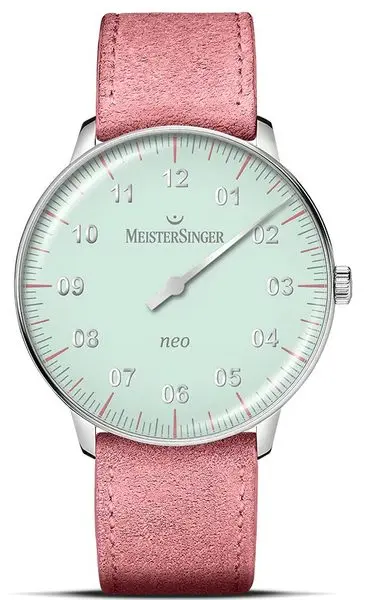MeisterSinger Neo Special S-NES929S - Růžový kožený řemínek