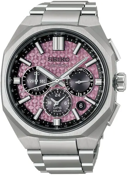 Seiko Astron Dual-Time Chronograph HAB006J1 Crystal Pink Limited Edition