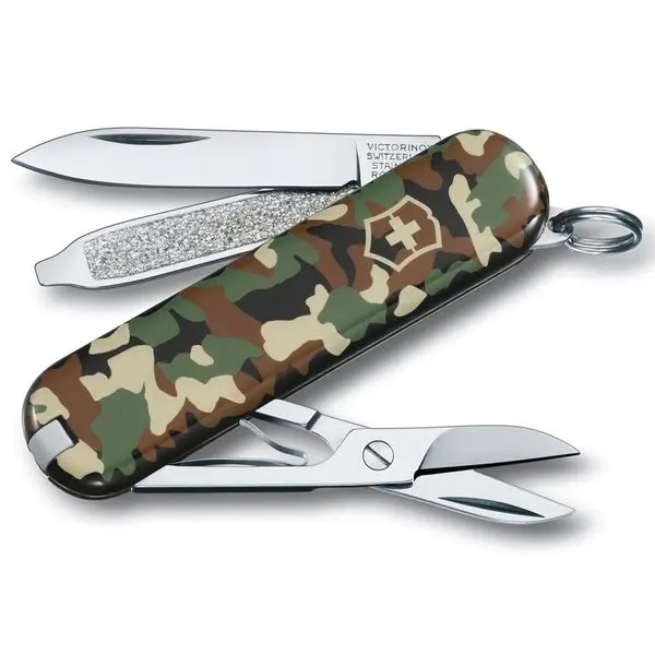 VICTORINOX - Malý kapesní nůž Classic SD Colors, 7 funkcí, maskovací 0.6223.94