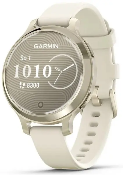 Garmin Lily® 2 Active Lunar Gold / Bone Silicone Band 010-02891-00