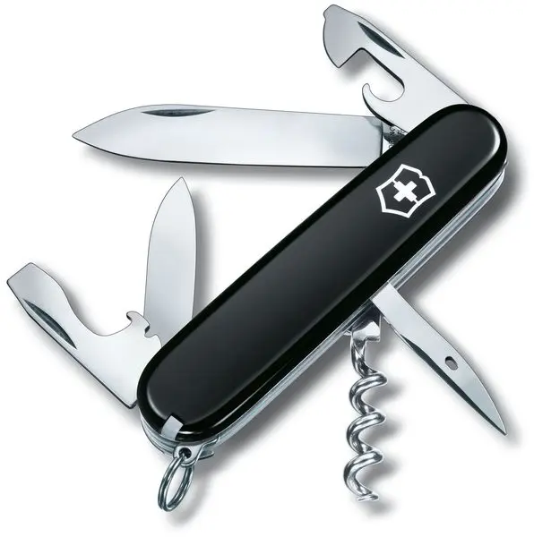 nůž 12-funkcí 91mm SPARTAN černý 1.3603.3, kapesní Victorinox