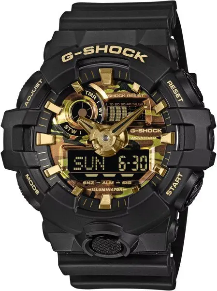 Casio G-Shock GA-700CF-1AER Camo and Gold