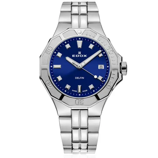 EDOX Sport Delfin Diver Date Lady 53020-3M-BUN