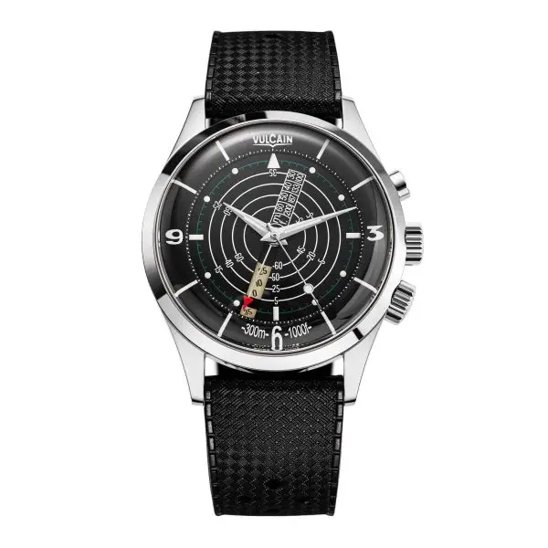 Vulcain Nautical Heritage - Black White Luminova -