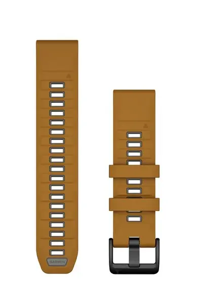 Garmin řemínek QuickFit® 22 Watch Bands, Autumn/Pebble Gray Silicone 010-13392-03 - 22 mm