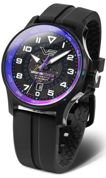 Vostok Europe Expedition South Pole Automatic Line YN55-592C760S - černý silikonový řemínek - Černý silikonový řemínek