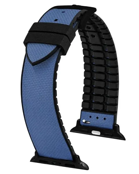 Řemínek Hirsch Arne pro Apple Watch - modrý -