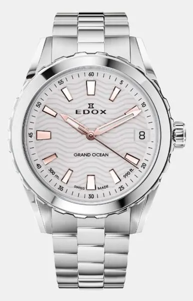 EDOX Grand Ocean Date - Ladies 53103-3M-AIR