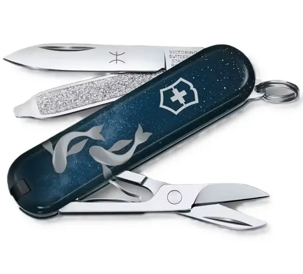 nůž 58mm CLASSIC SD, znam.RYBY, kapesní, lim.ed. Victorinox