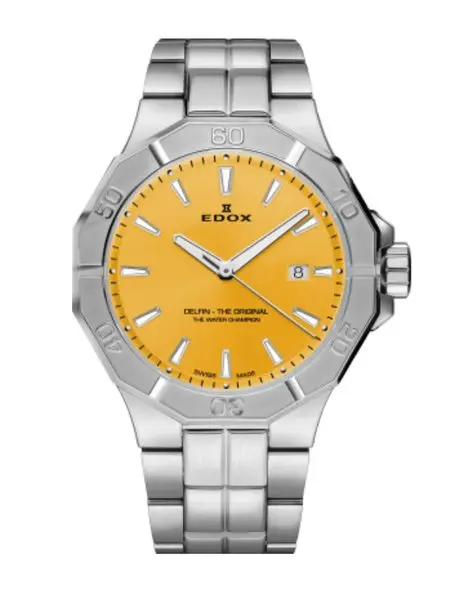 EDOX Delfin Quartz Date 53021-3M-JIN