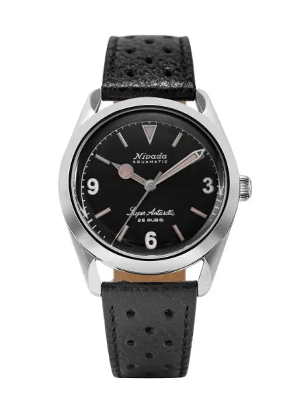 Nivada Grenchen Super Antarctic 3.6.9 Black Vintage -