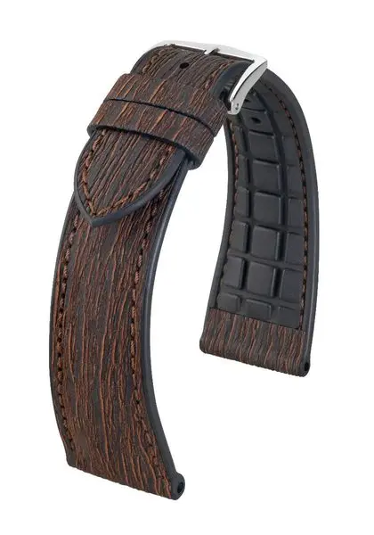 Řemínek Hirsch Bark - hnědý