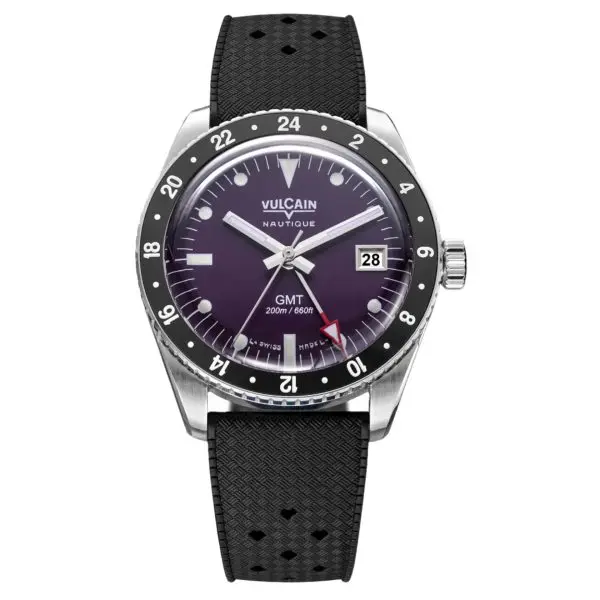Vulcain Skindiver GMT - Purple -
