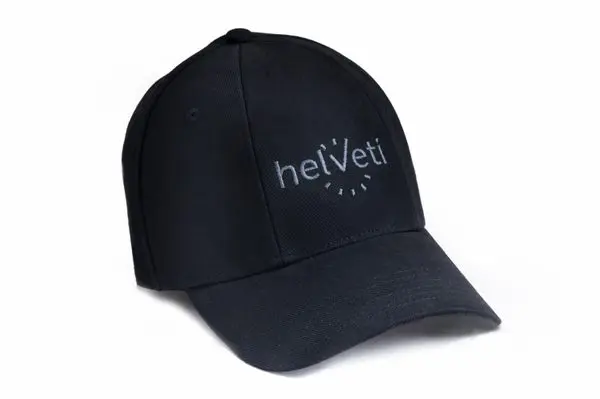 Kšiltovka Helveti znak - black