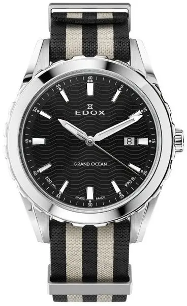 EDOX Grand Ocean Date - Gents 53102-3NAGN-NIN