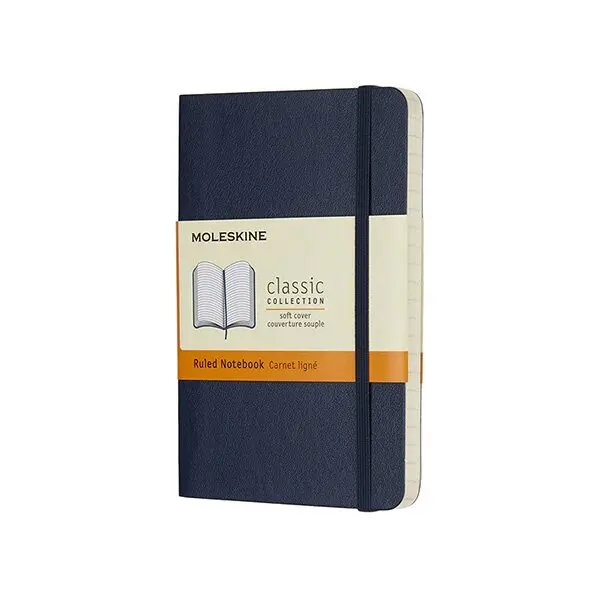 Zápisník Moleskine VÝBĚR BAREV - měkké desky - S, linkovaný 1331/11242 - Zápisník Moleskine - měkké desky