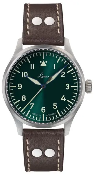 Laco Flieger Stuttgart Pro Grün 43 Handwinding