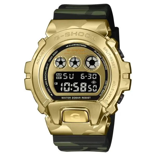 Casio G-Shock GM-6900CMG-3ER Camo and Gold