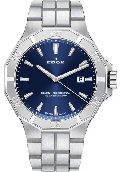 EDOX Delfin Quartz Date 53021-3M-BUIN