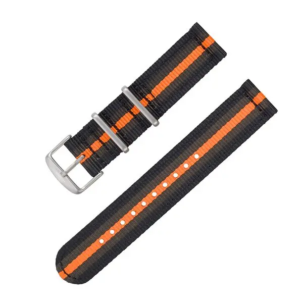Řemínek Laco GMT nylon - Černo-oranžová